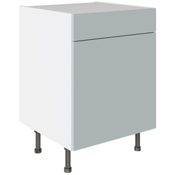 Kitchen Kit / Kitchen Kit Slab Drawerline Base Cabinet Flatpack Supermatt Aquamarine 600mm