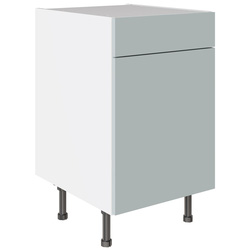 Kitchen Kit / Kitchen Kit Drawerline Base Cabinet Flatpack Slab Supermatt Aquamarine 500mm