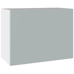 Kitchen Kit / Kitchen Kit Single Extractor Wall Kitchen Cabinet Flatpack Slab Supermatt Aquamarine 600mm