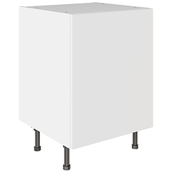 Kitchen Kit / Kitchen Kit Base Kitchen Cabinet Flatpack Value Slab Matt White 600mm