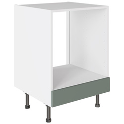 Kitchen Kit / Kitchen Kit Oven Base Kitchen Cabinet Flatpack Slab Supermatt Agave Green 600mm