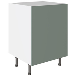 Kitchen Kit / Kitchen Kit Base Kitchen Cabinet Flatpack Slab Supermatt Agave Green 600mm