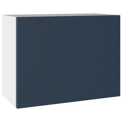 Kitchen Kit / Kitchen Kit Single Extractor Wall Kitchen Cabinet Flatpack Slab Supermatt Blue 600mm