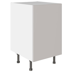 Kitchen Kit / Kitchen Kit Base Kitchen Cabinet Flatpack Value Slab Matt Light Grey 500mm