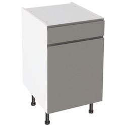 Kitchen Kit / Kitchen Kit J-Pull Matt Dust Grey Drawerline Base Cabinet 500mm