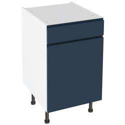 Kitchen Kit / Kitchen Kit J-Pull Matt Indigo Blue Drawerline Base Cabinet 500mm