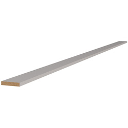 Kitchen Kit / Kitchen Kit Slab Supergloss Light Grey Capping Rail 2745mm