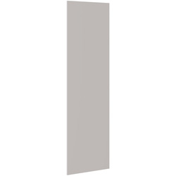 Kitchen Kit / Kitchen Kit Slab Supergloss Light Grey Larder End Panel 2400x600mm