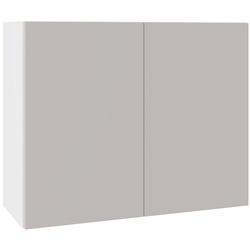 Kitchen Kit / Kitchen Kit Slab Supergloss Light Grey Wall Kitchen Cabinet Flatpack 900mm