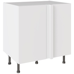 Kitchen Kit / Kitchen Kit Slab Supermatt White Blind Corner Base Kitchen Cabinet Flatpack 800mm