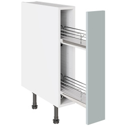 Kitchen Kit / Kitchen Kit Slab Supermatt Aquamarine Base Kitchen Cabinet Pull-Out Flatpack 150mm