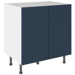 Kitchen Kit / Kitchen Kit Slab Supermatt Blue Base Kitchen Cabinet Flatpack 800mm