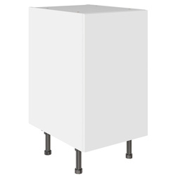 Kitchen Kit / Kitchen Kit Value Slab Matt White Base Kitchen Cabinet Flatpack 450mm