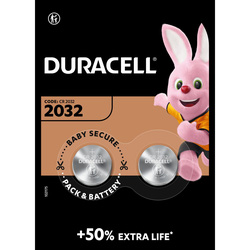 Duracell / Duracell CR2032 Lithium Coin Cell Batteries 3V