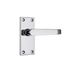 Lockworks / Lockworks Victorian Straight Door Handles 4 Pack Short Latch Polished Chrome