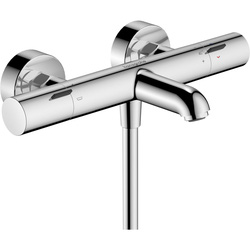 Hansgrohe / Hansgrohe Ecostat Fine Thermostatic Bath & Shower Valve Chrome
