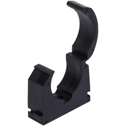 Made4Trade / Made4Trade Hinged Pipe Clip Black 22mm