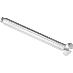 Tower / Tower Slotted Raised Countersunk Machine Screw M3.5 x 50mm BZP
