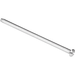 Tower / Tower Slotted Raised Countersunk Machine Screw M3.5 x 75mm BZP