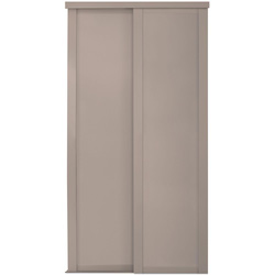 Spacepro / Spacepro Shaker 2 Door Sliding Wardrobe Kit Pebble Frame and Panel Door Kit