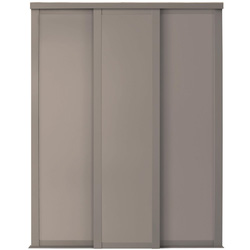 Spacepro / Spacepro Shaker 3 Door Sliding Wardrobe Kit Pebble Frame and Panel Door Kit