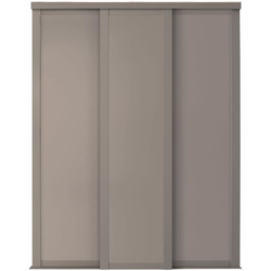 Spacepro / Spacepro Shaker 3 Door Sliding Wardrobe Kit Pebble Frame and Panel Door Kit