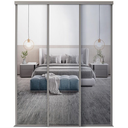 Spacepro / 3x 610mm Classic Pebble Frame Mirror Door Kit