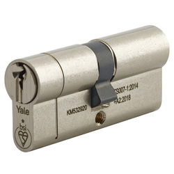 Yale / Yale 1 Star Euro Double Cylinder 35-35mm Nickel