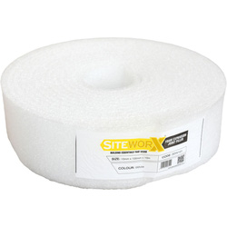 Siteworx / Siteworx White Foam Expansion Joint Strip 10mm x 100mm x 10m