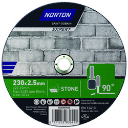 Norton / Norton Stone Cutting Disc 230 x 2.5 x 22.23mm
