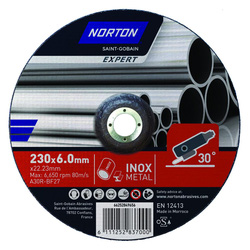 Norton / Norton Grinding Disc 230 x 6.0 x 22.23mm Metal