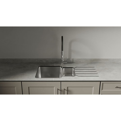 Mariz / Mariz Light Concrete Surface R25 Universal Sink Module RH Worktop 3050 x 640 x 12mm