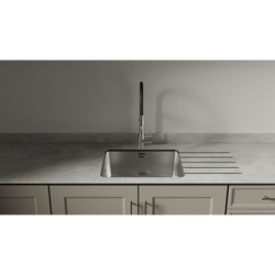 Mariz / Mariz Light Concrete Surface R25 Super Sink Module LB Worktop 3050 x 640 x 12mm