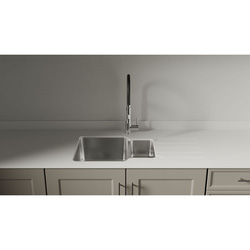 Mariz / Mariz Pure White Surface R25 Universal Sink Module LH Worktop 3050 x 640 x 12mm