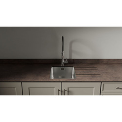Mariz / Mariz Deep Grey Surface R25 Sink Module One LH Worktop 3050 x 640 x 12mm