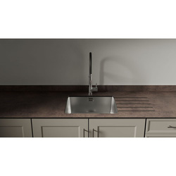 Mariz / Mariz Deep Grey Surface R25 Super Sink Module LB Worktop 3050 x 640 x 12mm