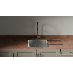 Mariz / Mariz Antique Rust Surface R25 Super Sink Module RH Worktop 3050 x 640 x 12mm