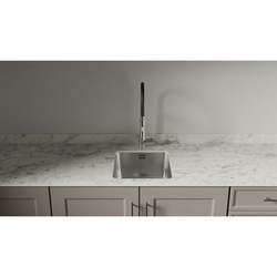 Mariz / Mariz R25 Single Kitchen Sink Module White Marble Left-Hand