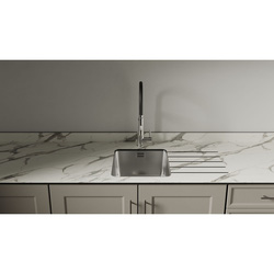 Mariz / Mariz R25 Single Kitchen Sink Module Vena White Right-Hand