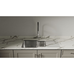 Mariz / Mariz R25 Universal Kitchen Sink Module Vena White Right-Hand