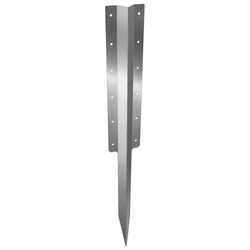 A Perry / SleeperSecure No.4736/S Triple Sleeper Support Spike Straight Stainless Steel