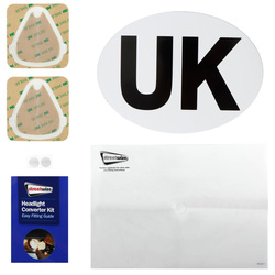Streetwize Accessories / Streetwize Headlight Converter Kit & UK Sticker 