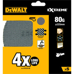 DeWalt / DeWalt Mesh ROS Sanding Discs 225mm 80 Grit