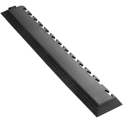 Ecotile / Ecotile E500/7mm Interlocking Corner Edge Ramp Black