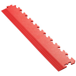 Garage Floor Tile Company / Garage Floor Tile Company X Joint Interlocking Floor Tile Edge Ramp Red