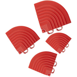 Swisstrax / Swisstrax Ribtrax Pro Corner Ramp Racing Red