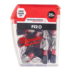 Milwaukee / Milwaukee Shockwave Impact Screwdriver Bits PZ2 x 25mm