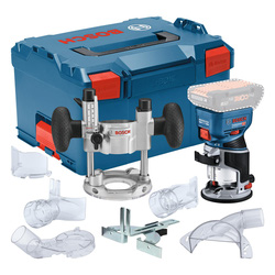 Bosch / Bosch Professional 18V GKF 18V-8 Router with TE600 Plunge Base Body Only