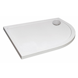 Nuie / Hydro45 Low Profile Quadrant Shower Tray 1200 x 800mm Right Hand Offset