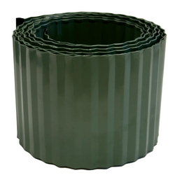 Apollo / Apollo Galvanised Lawn Edge Coil Green 5m x 16cm